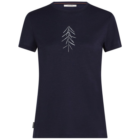 Damen-T-Shirt Icebreaker W Merino 150 Tech Lite SS Tee Lancewood dunkelblau MIDNIGHT NAVY