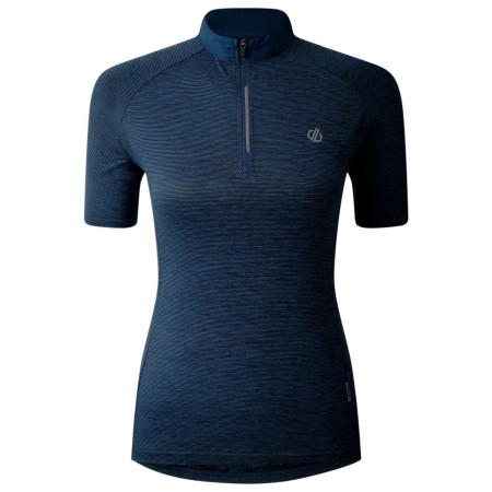Damen-Radtrikot Dare 2b Pedal To Jersey dunkelblau MoonLt Denim