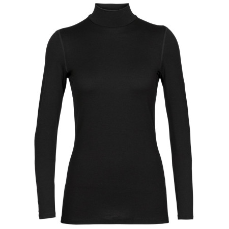 Damen-T-Shirt Icebreaker W 260 Tech LS Turtleneck schwarz Black