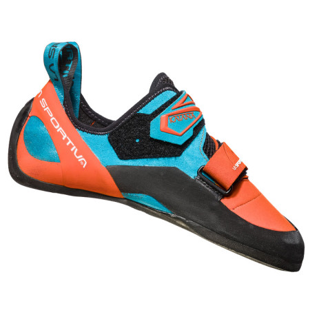 Kletterschuhe La Sportiva Katana blau/orange Tangerine/Tropic Blue