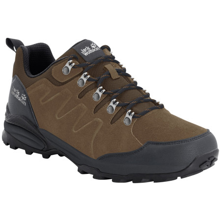 Herrenschuhe Jack Wolfskin Refugio Texapore Low M braun Brown/Phantom