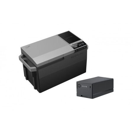Kompressor-Kühlschrank EcoFlow Glacier + baterie grau