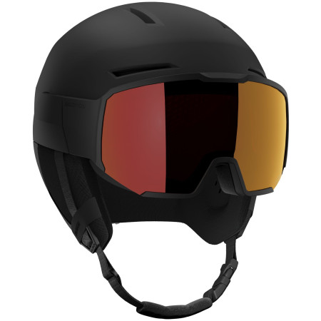 Skihelm Salomon Osmo Sigma schwarz Black
