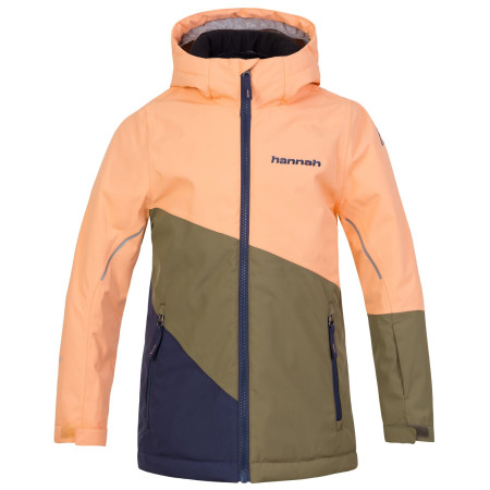 Kinder Winterjacke Hannah Kigali Jr rosa/grün cantaloupe/burnt olive