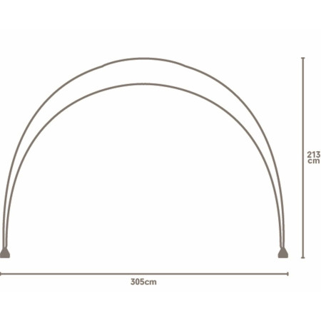 Vordach Regatta 3M Family Gazebo