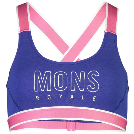 Büstenhalter Mons Royale Stella X-Back Bra (2020) blau/rosa UltraBlue
