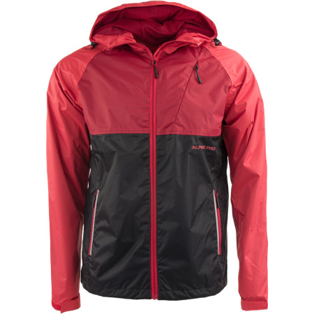 Herrenjacke Alpine Pro Foled rot/schwarz