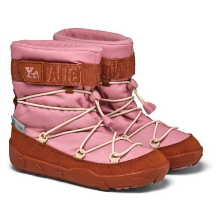 Kinder Winterschuhe Affenzahn Winter Boot Vegan Snowy Deer rosa Deer