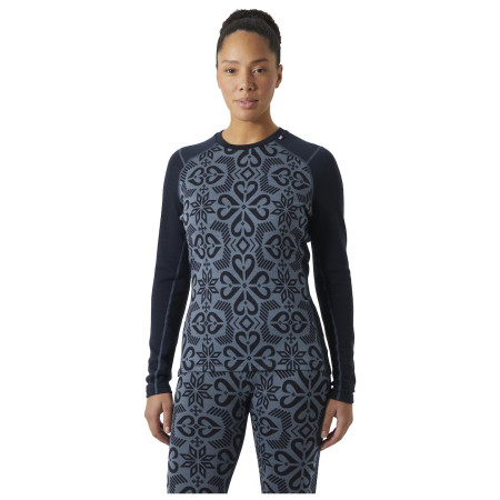 Damen-Funktionsshirt Helly Hansen W Lifa Merino Midw Gra Crew