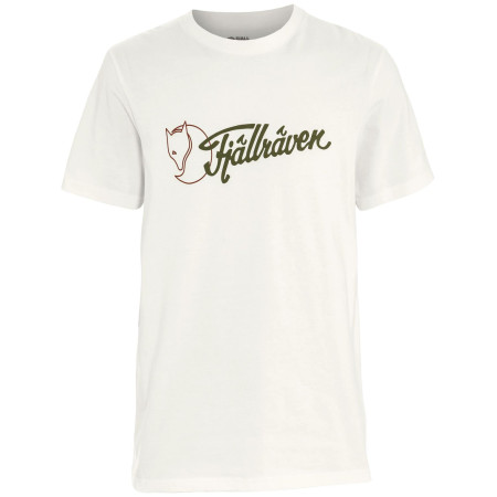 Herren-T-Shirt Fjällräven Archive Logo T-Shirt M weiß Eggshell