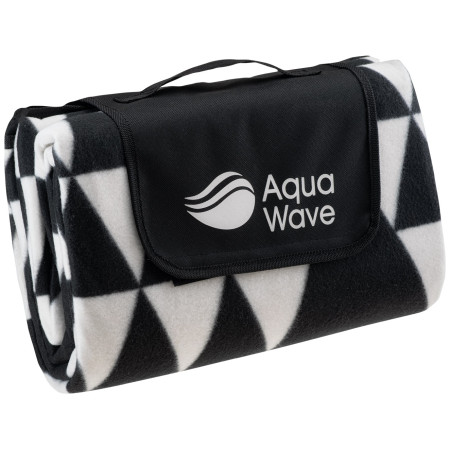 Picknickdecke Aquawave Triangle Blanket schwarz/weiß GeometricPrint