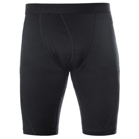 Herrenshorts Sensor Merino Air Long schwarz black