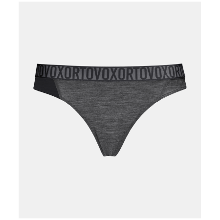 Damen-Funktionsslips Ortovox 150 Essential Thong W grau/schwarz Black Raven Blend