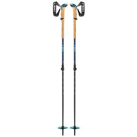 Skialp-Stöcke Leki Bernina Lite 2 schwarz/blau denimblue-midnight blue-mint