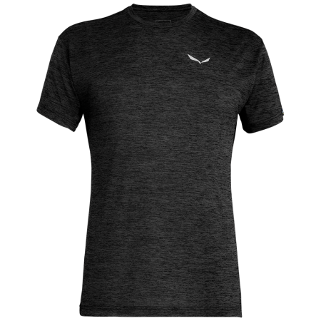 Herren-T-Shirt Salewa Puez Melange Dry M S/S Tee dunkelgrau 0911 - black out melange
