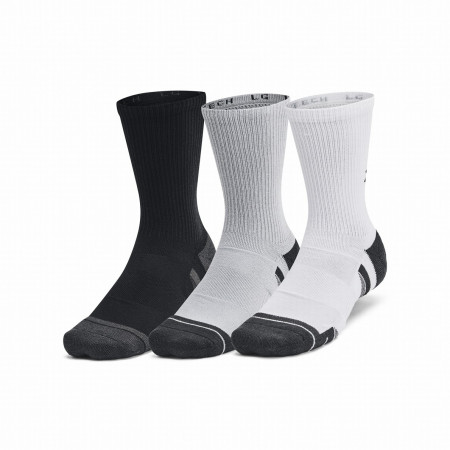 Socken-Set Under Armour Unisex Perf Tech 6Pk Crew schwarz/weiß ModGray/ModGray/JetGray