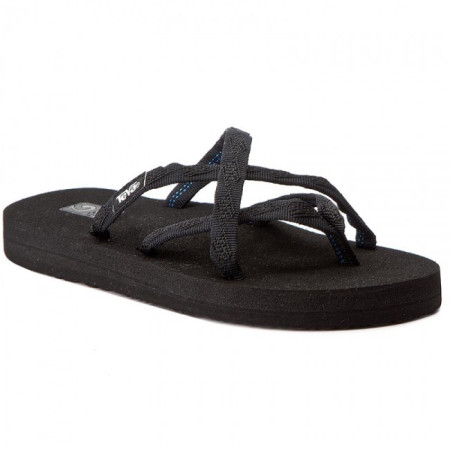 Damen Flip-Flops Teva Olowahu schwarz MixBlackOnBlack