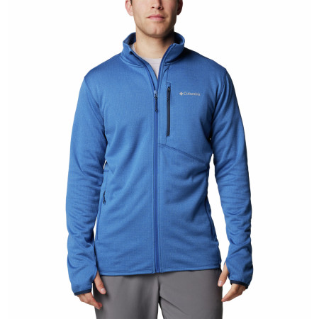 Herren-Sweatshirt Columbia Park View™ Fleece Full Zip blau Mountain Blue