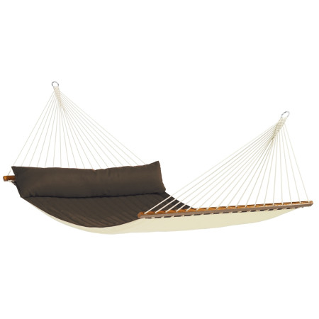 Hängematte mit Stangen La Siesta Alabama Kingsize braun Arabica