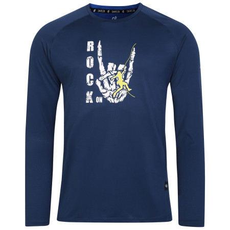 Herren-T-Shirt Dare 2b Tech Long Sleeve Tee dunkelblau MoonLt Denim