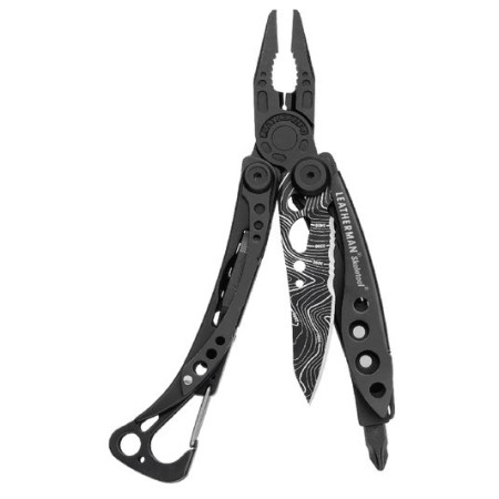 Multitool Leatherman Skeletool grau TOPO