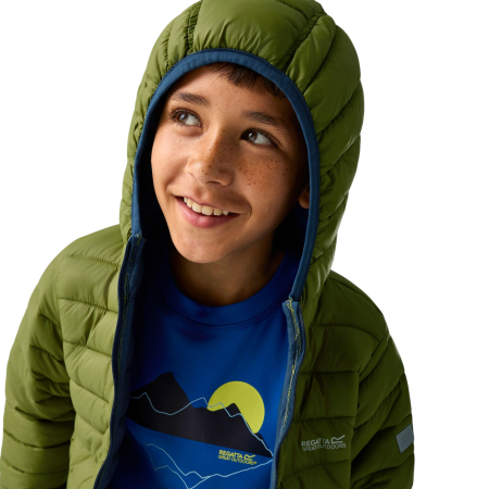 Kinder Winterjacke Regatta Junior Hooded Marizion Golden Cypress