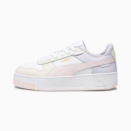 Damenschuhe Puma Carina Street weiß/rosa White-Frosty Pink-Alpine Snow