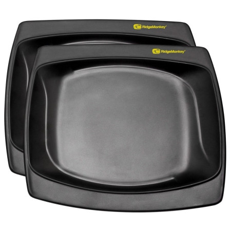 Teller-Set Ridge Monkey DLX Standard Plate Twin Pack