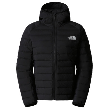 Damenjacke The North Face W Belleview Stretch Down Hoodie schwarz/weiß Tnf Black-Npf