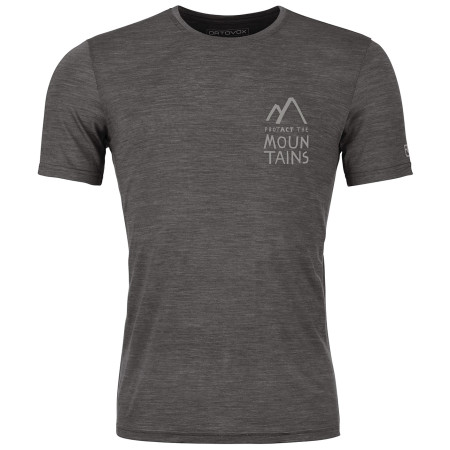 Herren-Funktionsshirt Ortovox 120 Cool Tec Mtn Duo Ts M grau Black Raven Blend