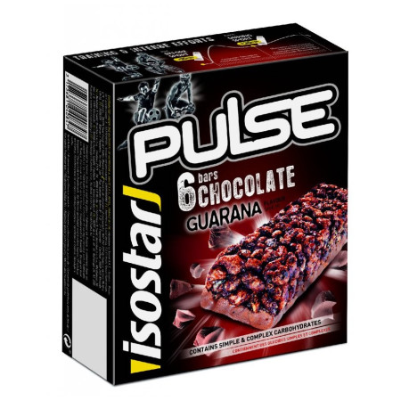 Energie-Riegel Isostar Pulse bar Quarana 6x23g