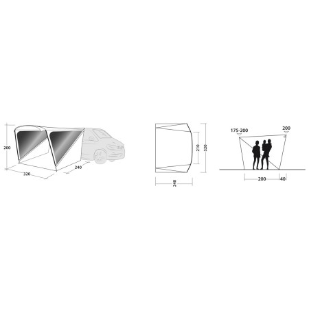 Vordach Outwell Touring Shelter