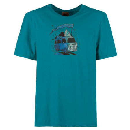 Herren-T-Shirt E9 Furgo Men's blau Tropical Sea