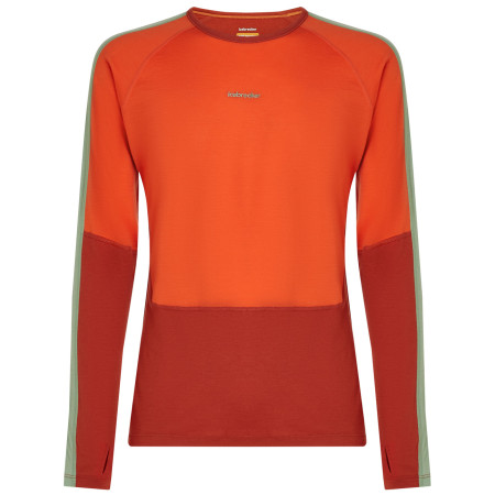 Herren-Funktionsshirt Icebreaker Men Merino 200 Oasis+ LS Crewe orange Aga/Fer/Seag/Cb