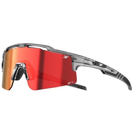 Sonnenbrille 3F Rocket schwarz/rot grey/red
