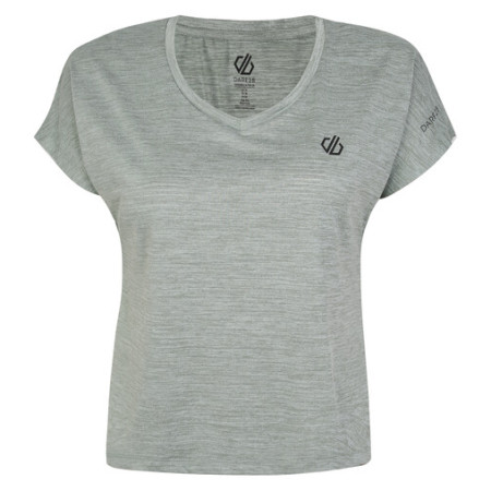 Damen-T-Shirt Dare 2b Refining Tee grau LilypdGrnMrl (KDR)