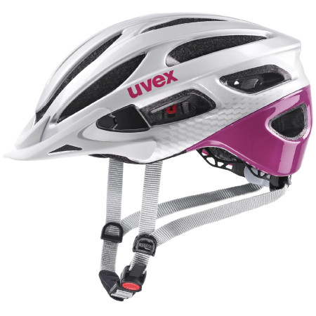 Fahrradhelm Uvex True weiß SilverFuchsia