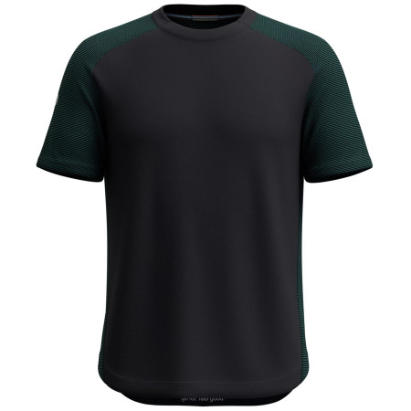 Herren-T-Shirt Smartwool M Active Mesh Short Sleeve schwarz/grün evergreen/black