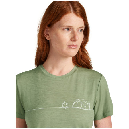 Damen-Funktionsshirt Icebreaker W Mer 150 Tech Lite SS Tee Single Line C