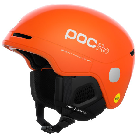 Kinder Skihelm POC POCito Obex MIPS orange FluorescentOrange
