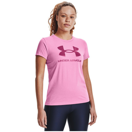 Damen-T-Shirt Under Armour Live Sportstyle Graphic SSC 2021 rosa PlanetPink//MeteorPink
