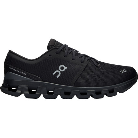 Herren Laufschuhe On Running Cloud X 4 schwarz Black/Eclipse