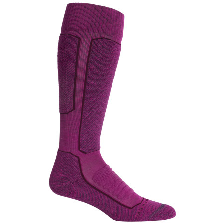 Damen-Kniestrümpfe Icebreaker W's Ski+ Medium OTC dunkelrosa/rosa AmoreLotus