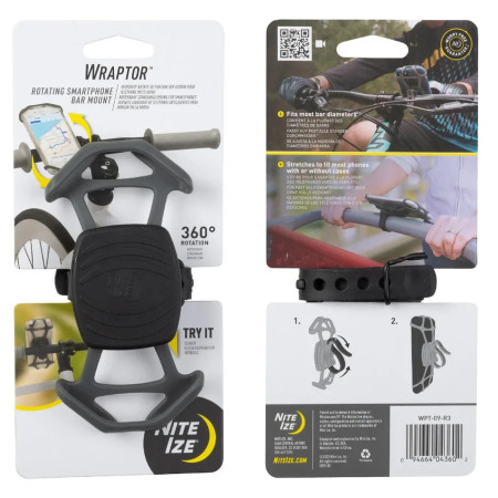 Fahrradhalter Nite Ize Wraptor schwarz Černá