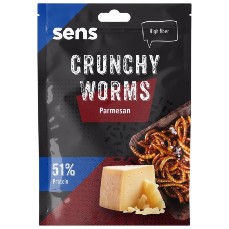 Essbare Würmer Sens Kořenění červíci - Parmazan 12 g