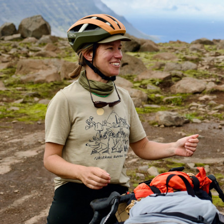 Damen-T-Shirt Fjällräven Hoja Lugnt Wool T-shirt W