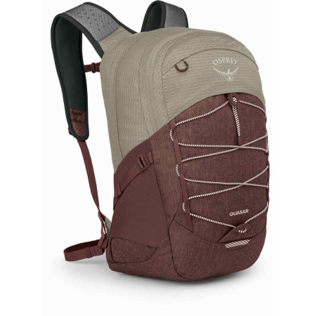 Urban-Rucksack Osprey Quasar rot/grau sawdust tan/raisin red