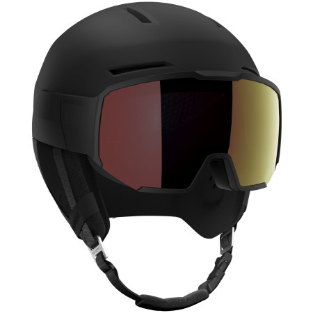 Skihelm Salomon Osmo Pro Sigma Photo schwarz Black