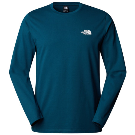 Herren-T-Shirt The North Face M L/S Simple Dome Tee blau MIDNIGHT PETROL