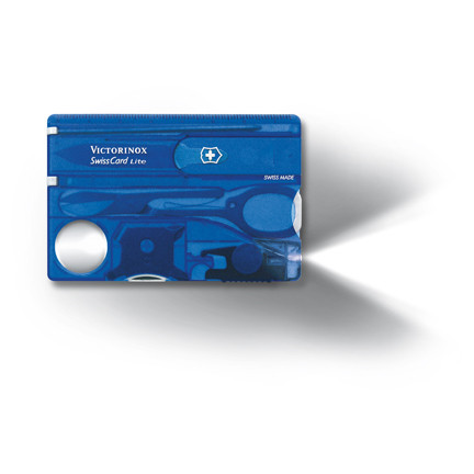 Multifunktionskarte Victorinox SwissCard Lite blau